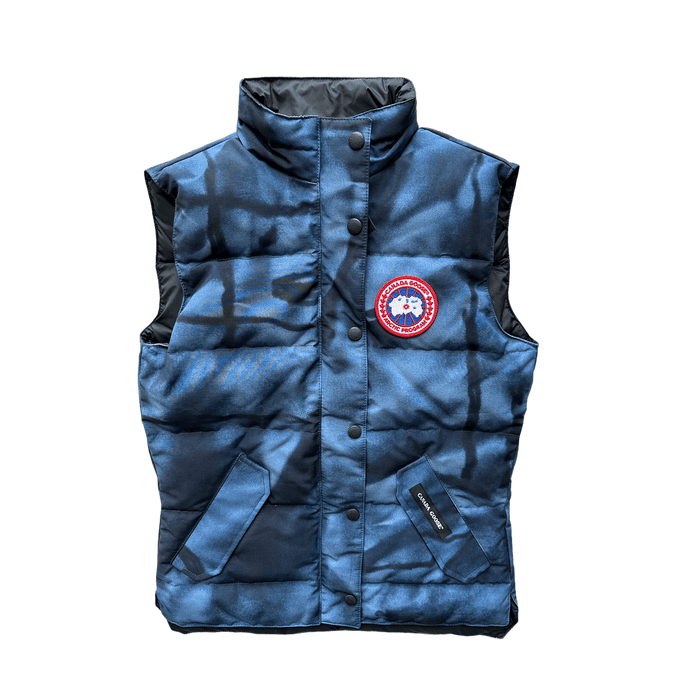 Canada Goose — Canada Goose Blue Abstract Camo Freestyle Women's Vest