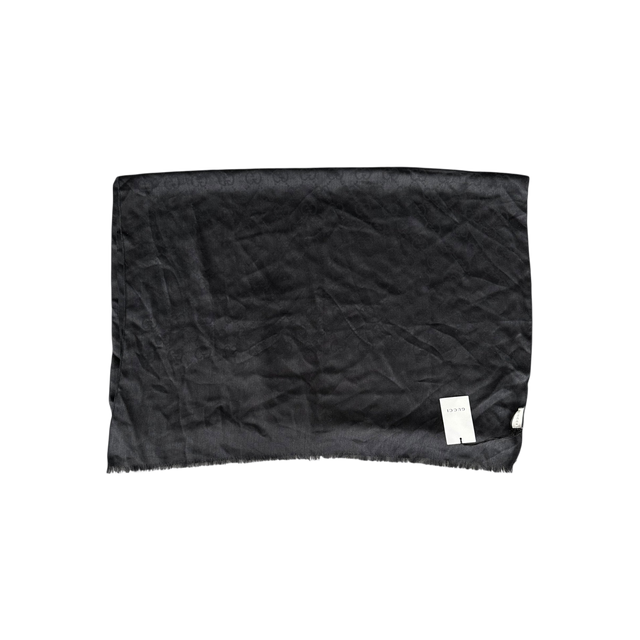 Gucci Black GG Monogram Blanket Shawl