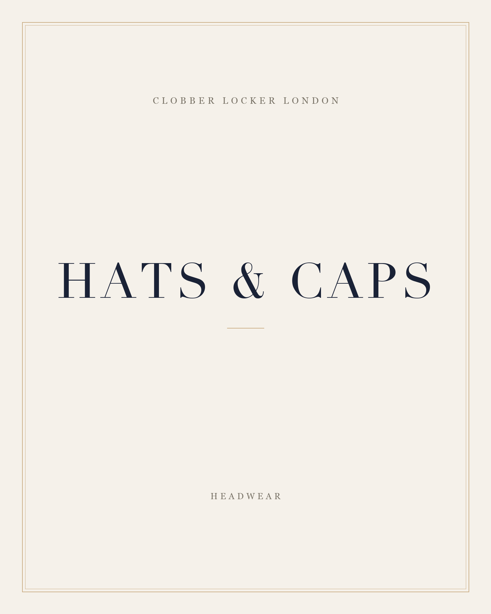 Hats & Caps