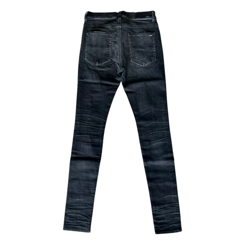 Amiri Aged Black Thrasher Plus Jeans