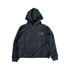 Amiri Black & Blue Staggered Logo Hoodie
