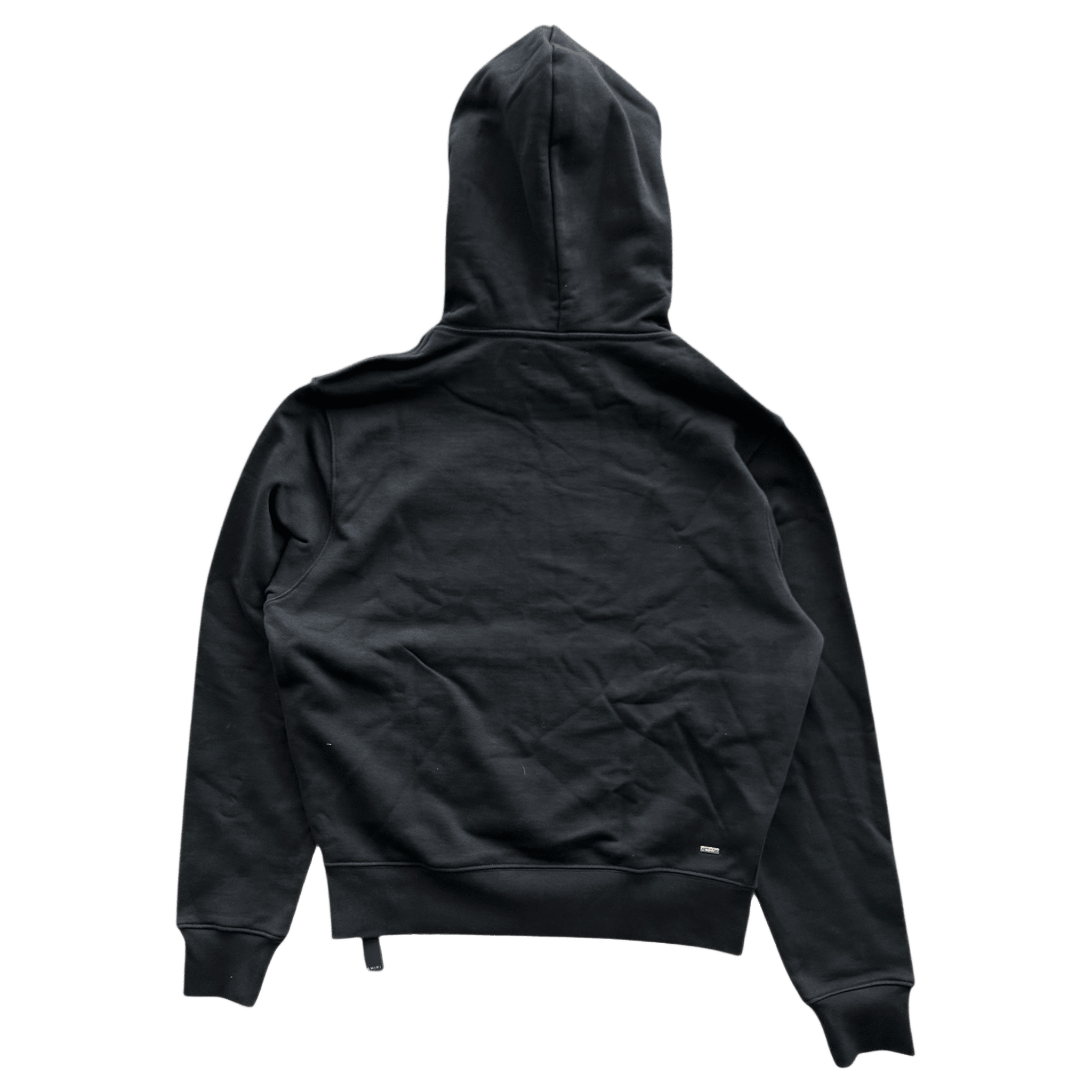 Amiri Black & Chrome Staggered Logo Hoodie - Morely TrendsAmiri Type here:)