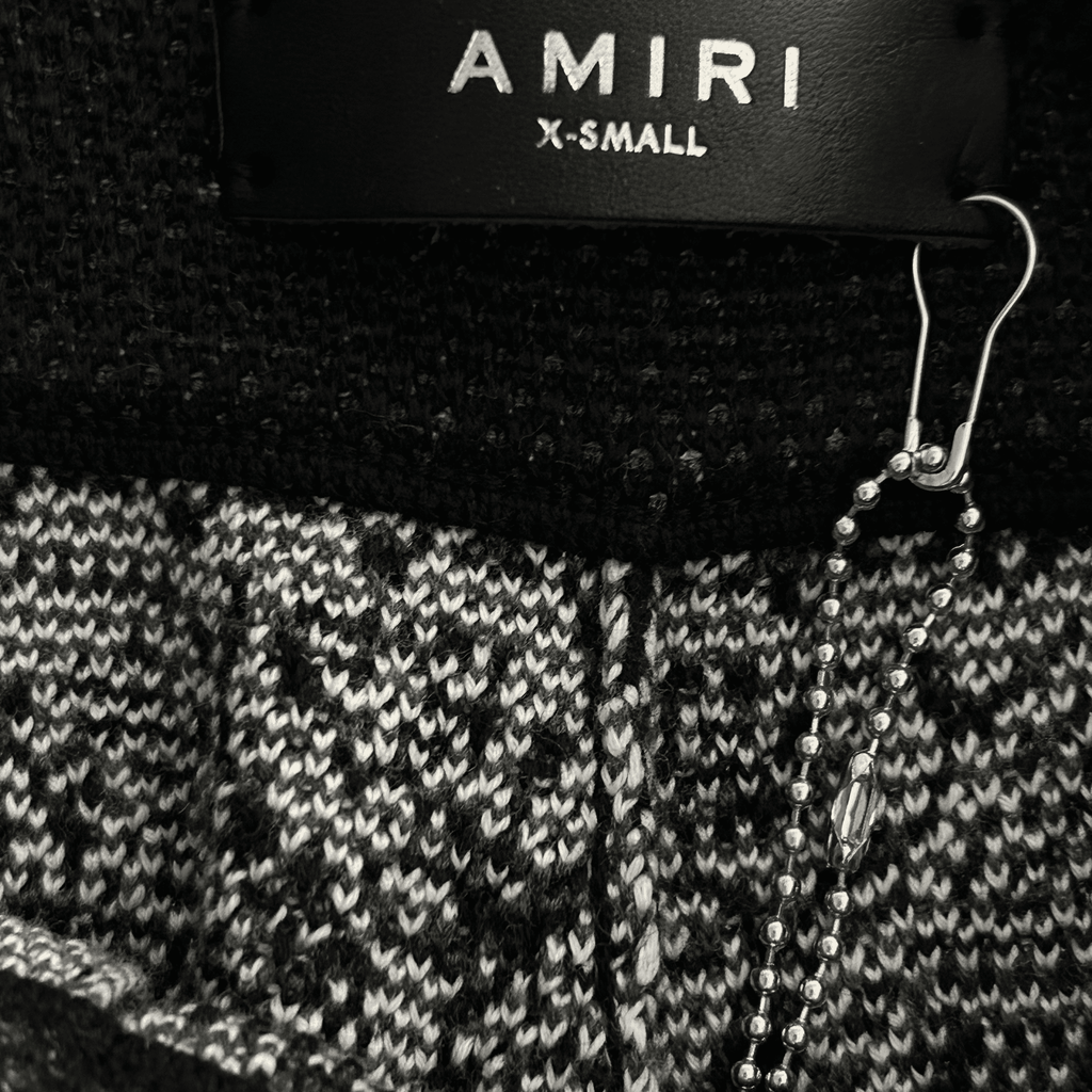 Amiri Black & White Bandana Crochet Basketball Shorts - Morely TrendsAmiri Type here:)