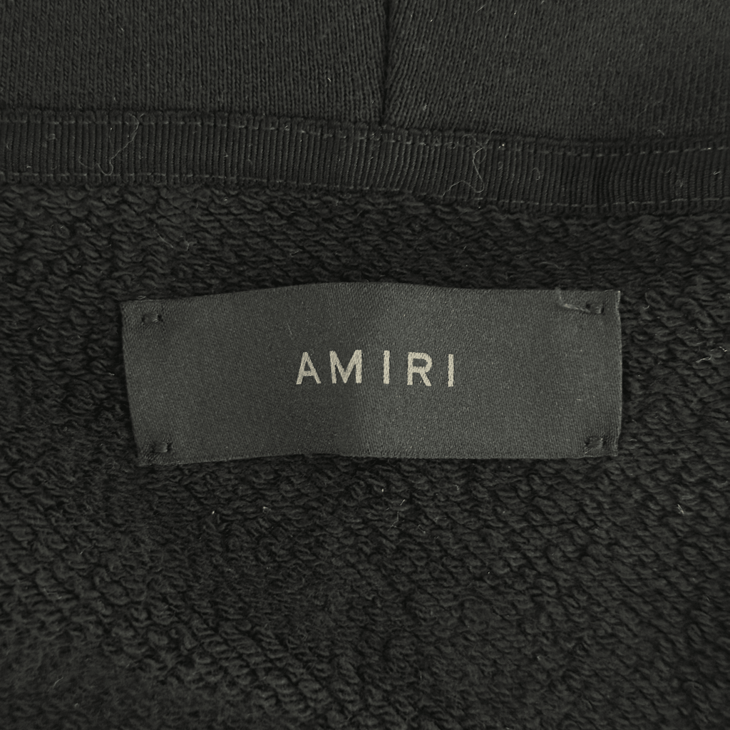 Amiri Black & White Embroidered Dragon Logo Zip Up Hoodie - Morely TrendsAmiri Type here:)