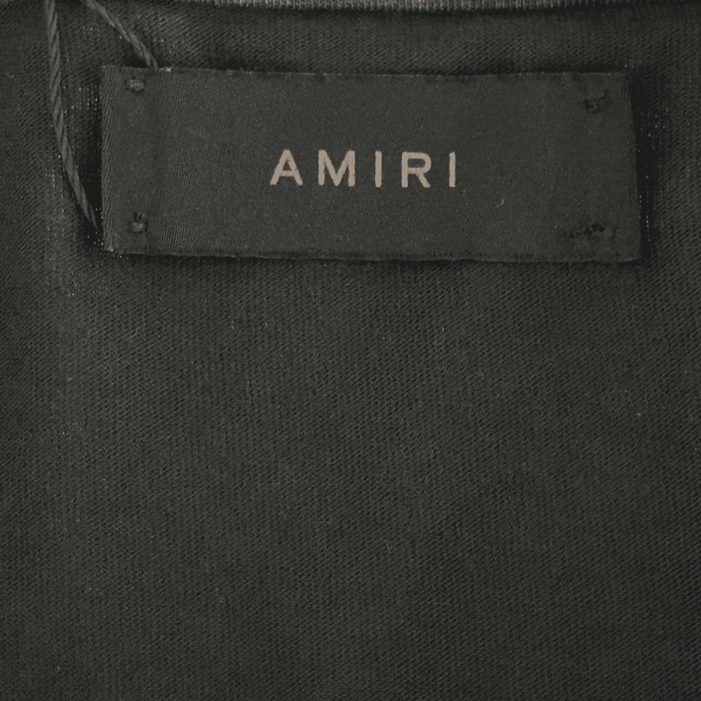 Amiri Black & White Fliligree Logo T-shirt - Morely TrendsAmiri Type here:)