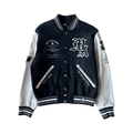 Amiri Black & White Imagination Varsity Jacket - Morely TrendsAmiri Type here:)