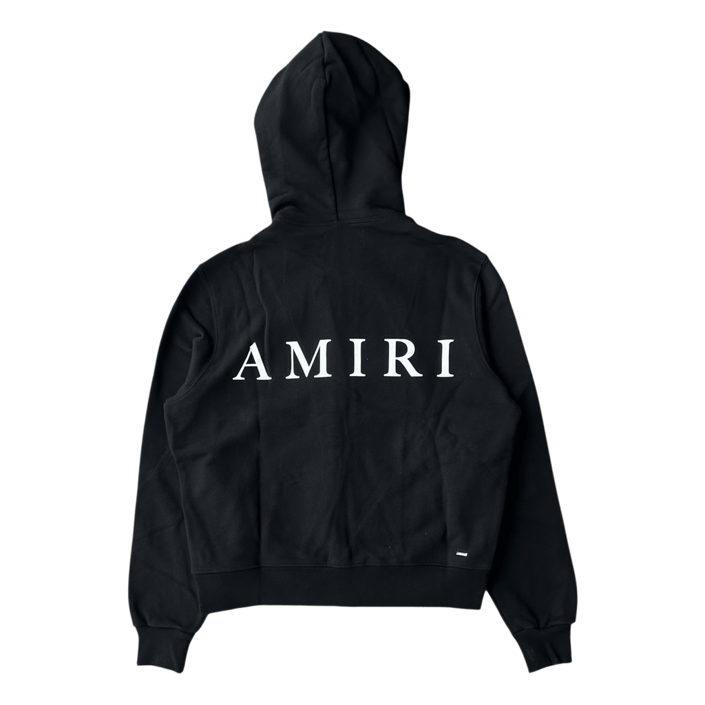 Amiri Black & White MA Core Logo Zip Up Hoodie - Morely TrendsAmiri Type here:)