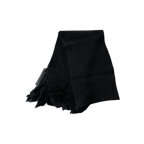 Amiri Black & White Wool Knit MA Logo Scarf - Morely TrendsAmiri Type here:)