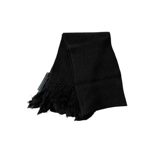 Amiri Black & White Wool Knit MA Logo Scarf - Morely TrendsAmiri Type here:)