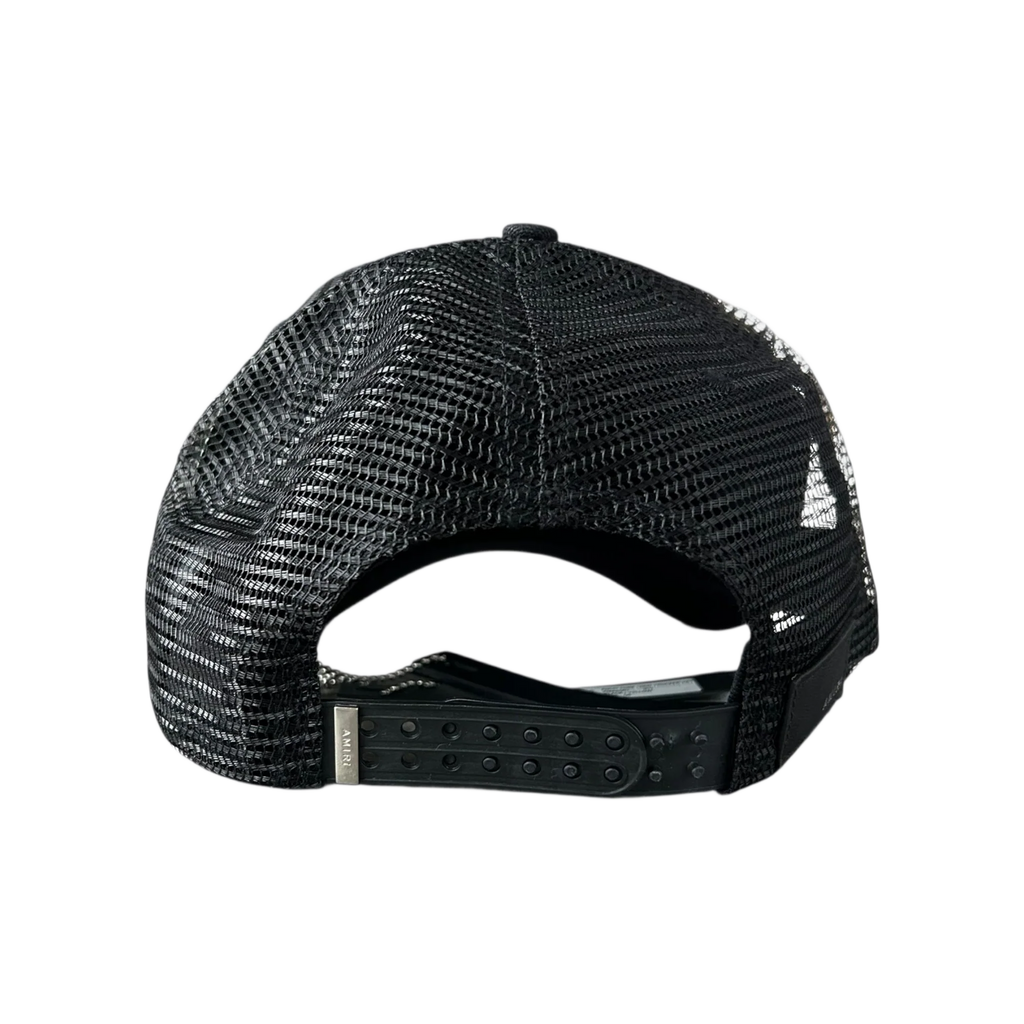 Amiri Black & Yellow Core Logo Trucker Hat