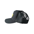 Amiri Black & Yellow Core Logo Trucker Hat