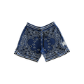 Amiri Blue & White Bandana Basketball MA Logo Shorts - Morely TrendsAmiri Type here:)