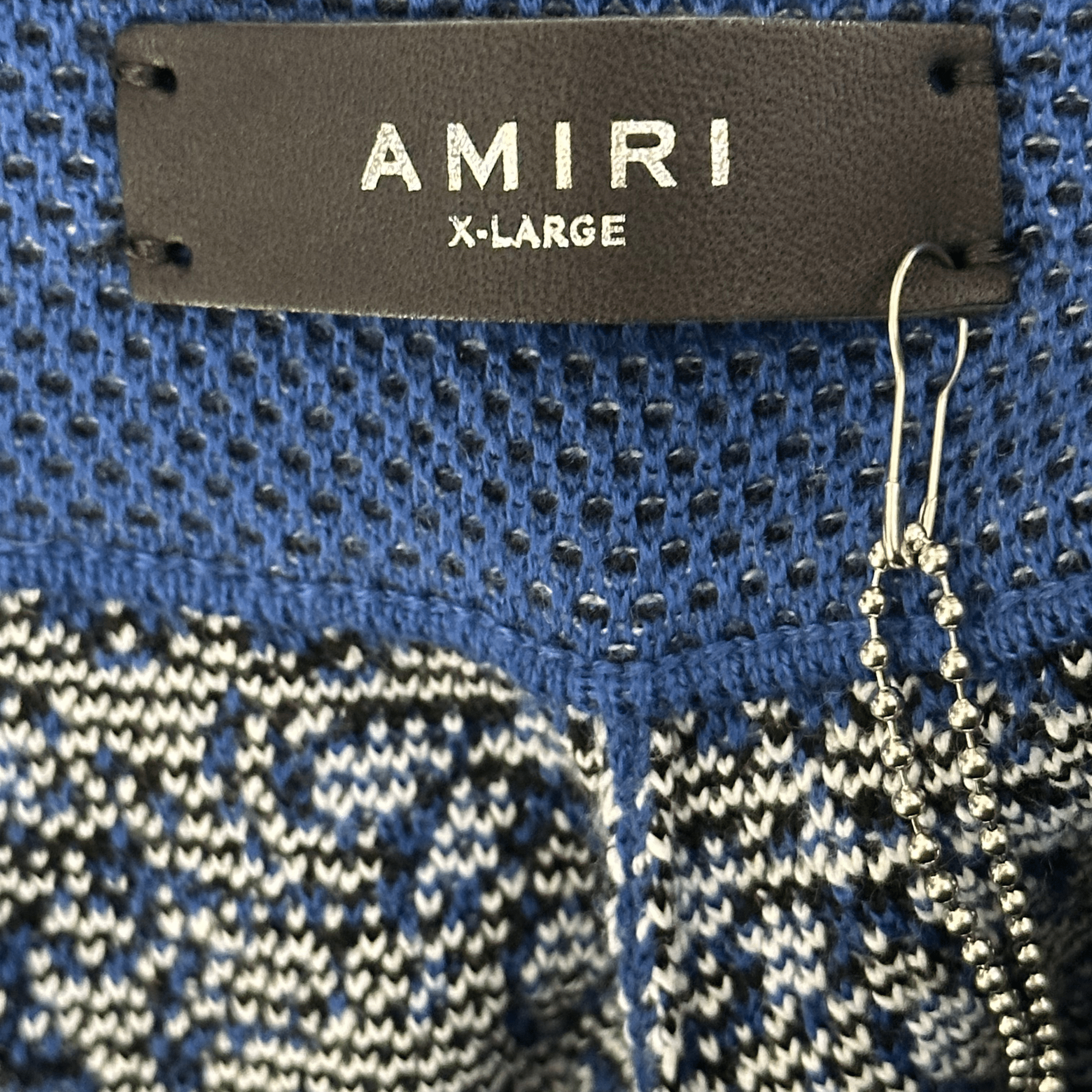 Amiri Blue & White Bandana Basketball MA Logo Shorts - Morely TrendsAmiri Type here:)