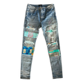 Amiri Clay Indigo Quilted Patch Jeans - Morely TrendsAmiri Type here:)