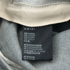 Amiri Clay Indigo T.G.C.W Distressed Logo Jeans - Morely TrendsAmiri Type here:)