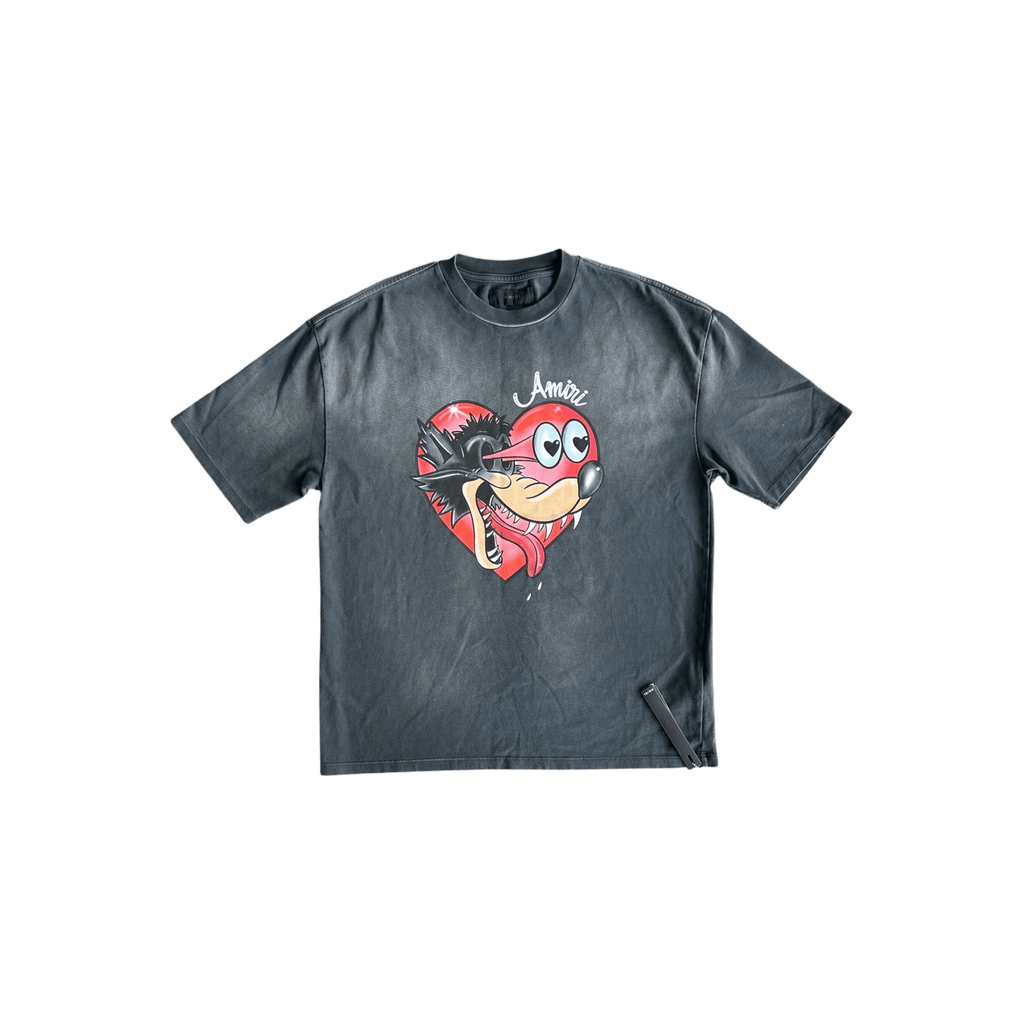 Amiri Faded Black Hopeless Romantic Graphic T-Shirt - Morely TrendsAmiri Type here:)