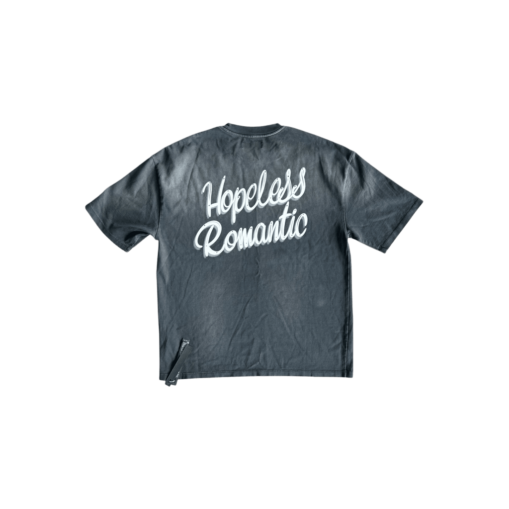 Amiri Faded Black Hopeless Romantic Graphic T-Shirt - Morely TrendsAmiri Type here:)