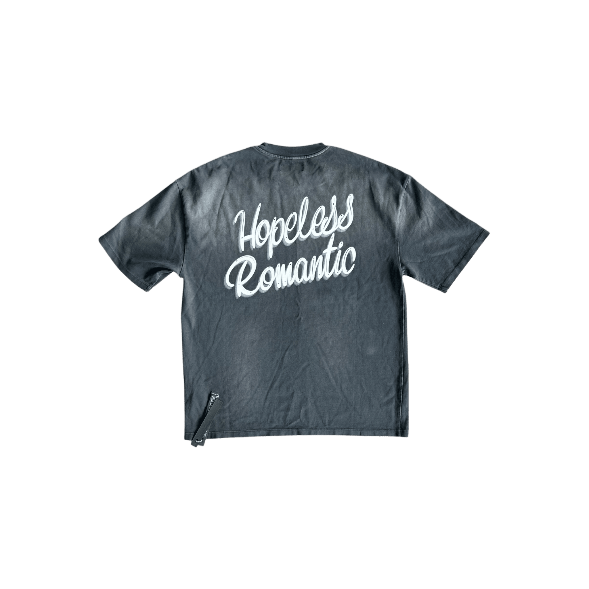 Amiri Faded Black Hopeless Romantic Graphic T-Shirt - Morely TrendsAmiri Type here:)