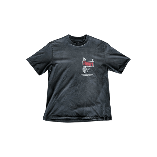 Amiri Faded Black & White Lounge Graphic T-Shirt - Morely TrendsAmiri Type here:)