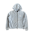 Amiri Light Blue Core Logo Shotgun Zip Up Hoodie - Morely TrendsAmiri Type here:)