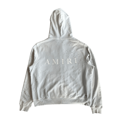 Amiri Light Blue Core Logo Shotgun Zip Up Hoodie - Morely TrendsAmiri Type here:)