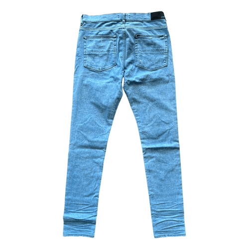 Amiri Overdyed Blue Mesh Patch MX1 Jeans - Morely TrendsAmiri Type here:)