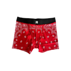 Amiri Red & White Bandana MA Logo Boxershorts