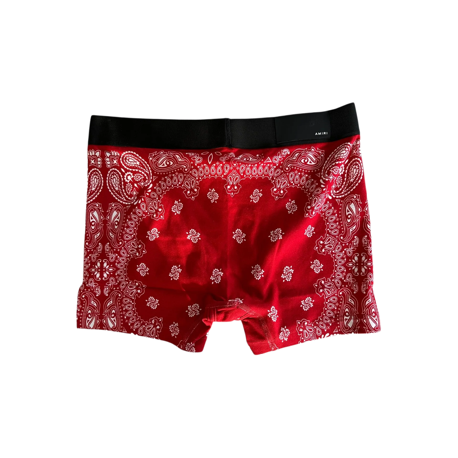 Amiri Red & White Bandana MA Logo Boxershorts