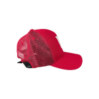 Amiri Red & White MA Logo Trucker Hat - Morely TrendsAmiri Type here:)