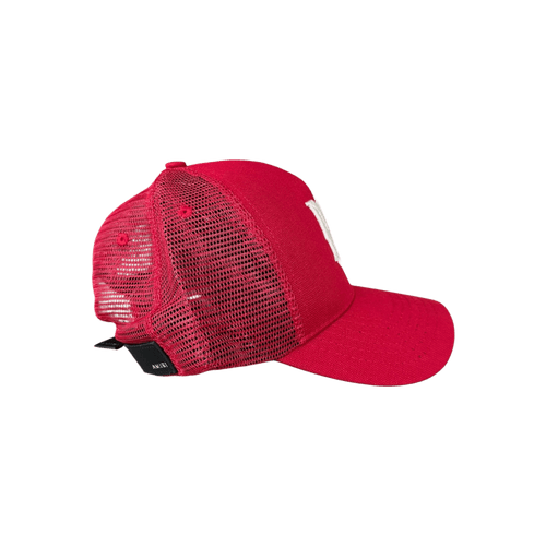 Amiri Red & White MA Logo Trucker Hat - Morely TrendsAmiri Type here:)