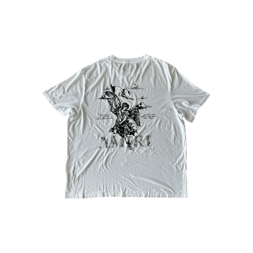 Amiri White & Black MA Angel Logo T-Shirt - Morely TrendsAmiri Type here:)