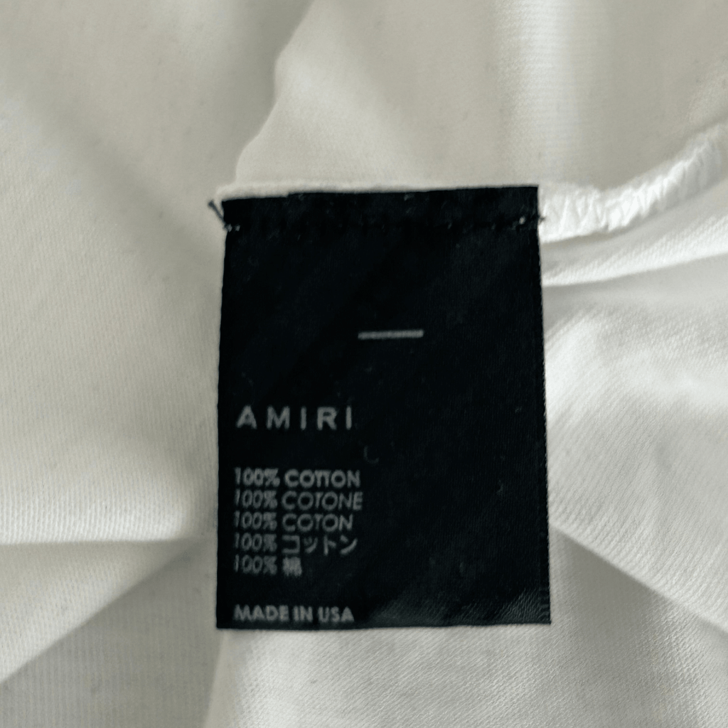Amiri White & Black MA Angel Logo T-Shirt - Morely TrendsAmiri Type here:)