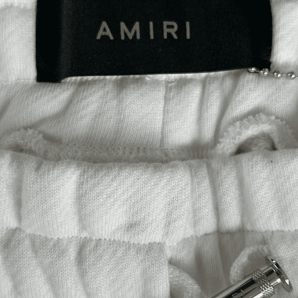 Amiri White Floral Logo Shorts - Morely TrendsAmiri Type here:)