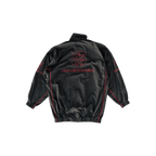 Balenciaga Black & Red Lion Club Embroidered Logo Track Jacket - Morely TrendsBalenciaga Type here:)