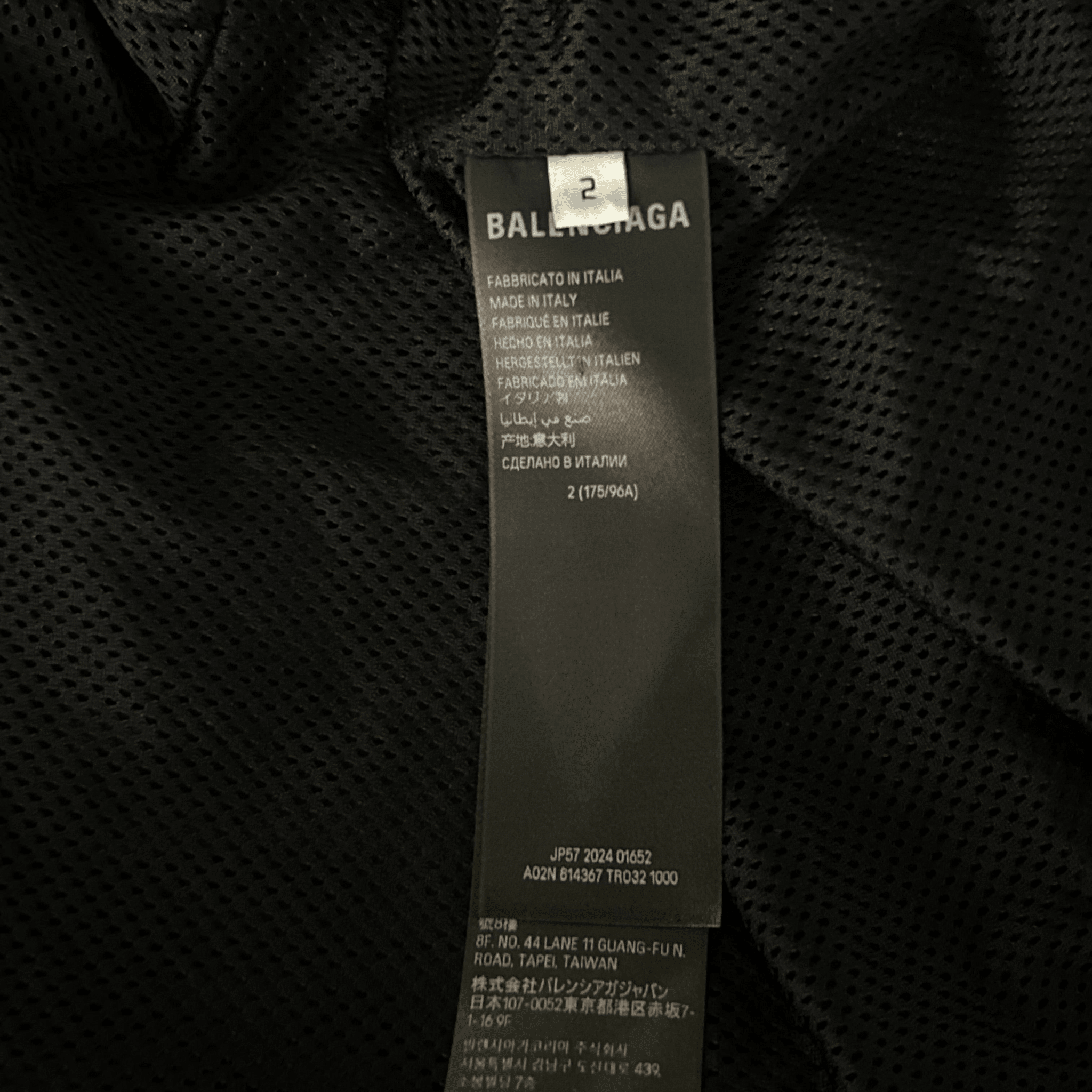 Balenciaga Black & Red Lion Club Embroidered Logo Track Jacket - Morely TrendsBalenciaga Type here:)
