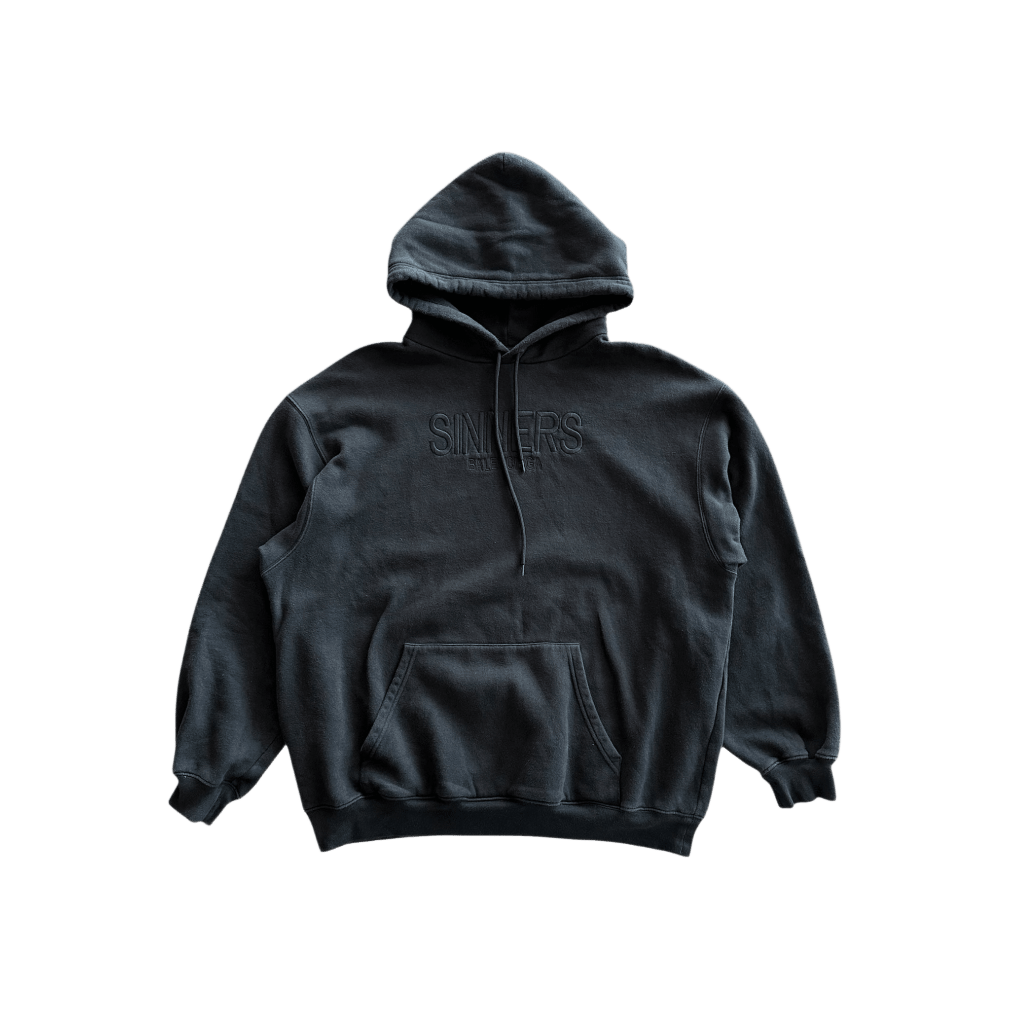 Balenciaga Black Sinners Embroidered Hoodie - Morely TrendsBalenciaga Type here:)
