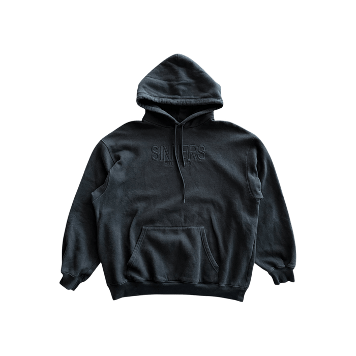 Balenciaga — Balenciaga Black Sinners Embroidered Hoodie