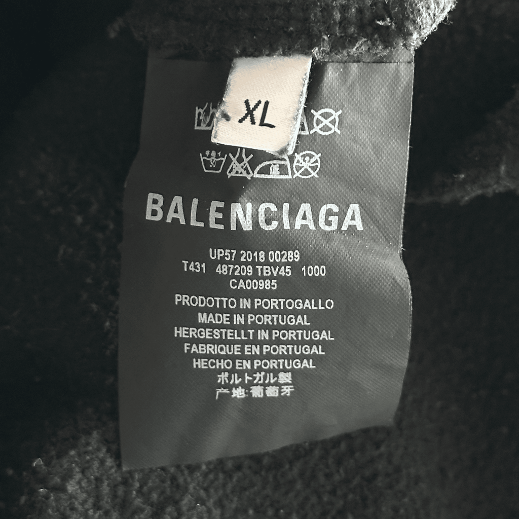 Balenciaga Black Sinners Embroidered Hoodie - Morely TrendsBalenciaga Type here:)