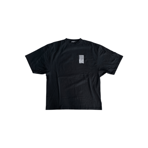 Balenciaga Black & White Waterfall Logo T-Shirt - Morely TrendsBalenciaga Type here:)
