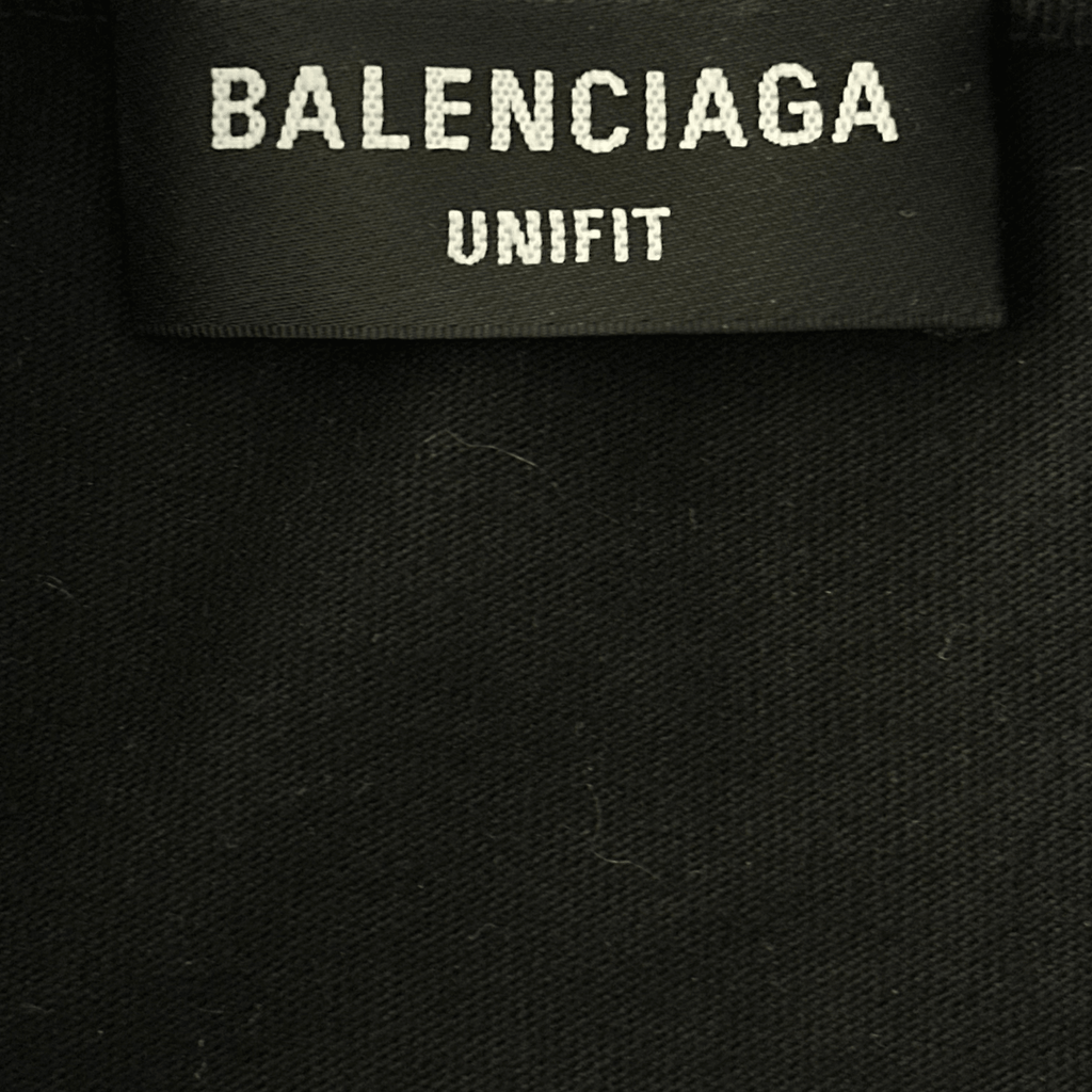 Balenciaga Black & White Waterfall Logo T-Shirt - Morely TrendsBalenciaga Type here:)