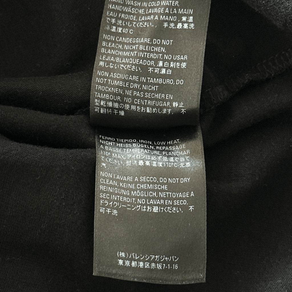 Balenciaga Black & White Waterfall Logo T-Shirt - Morely TrendsBalenciaga Type here:)