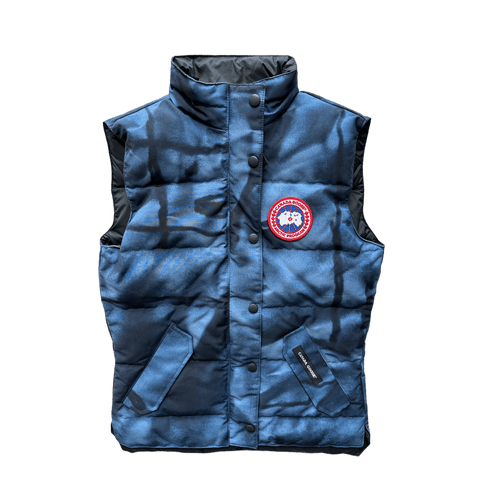 Canada Goose Blue Abstract Camo Freestyle Women's Vest - Morely TrendsCanada Goose Type here:)