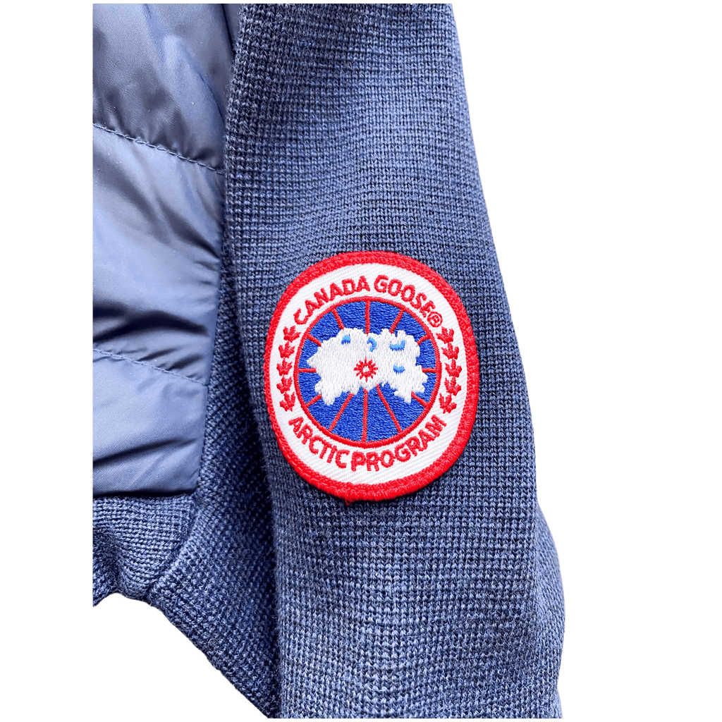 Canada Goose Navy Hybridge Knit Women's Jacket - Morely TrendsCanada Goose Type here:)