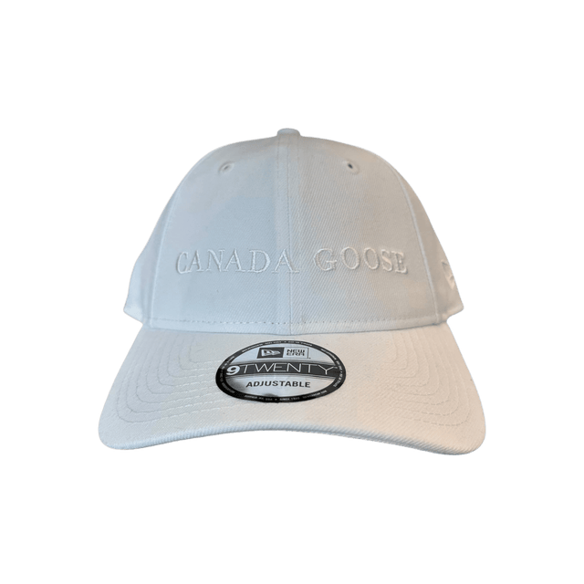 Canada Goose White Embroidered Logo Hat