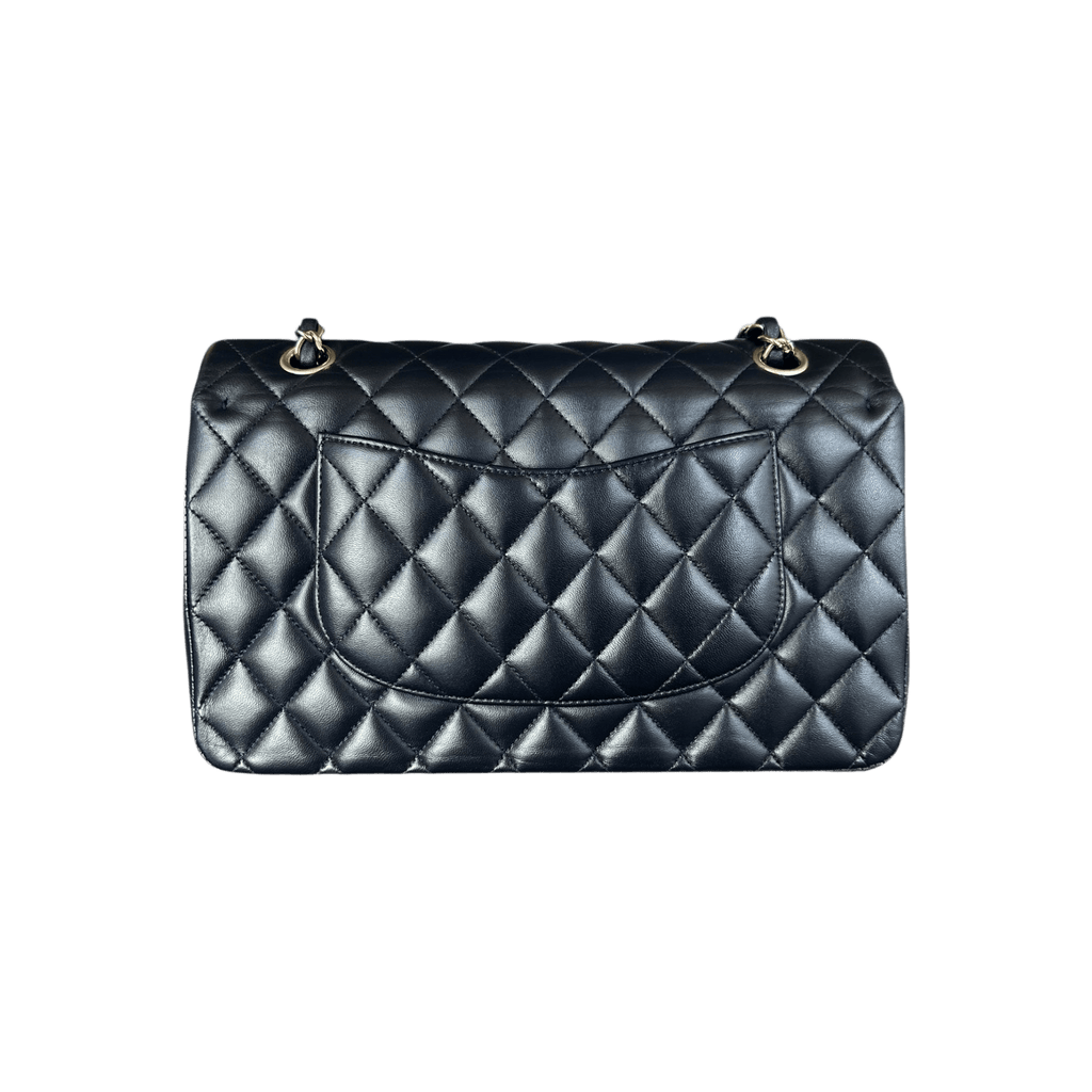Chanel Navy Blue Lambskin Quilted Medium Flap Bag - Morely TrendsChanel Type here:)