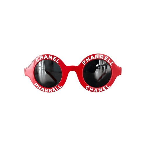 Chanel Pharrell Red & White Round Sunglasses - Morely TrendsChanel Type here:)