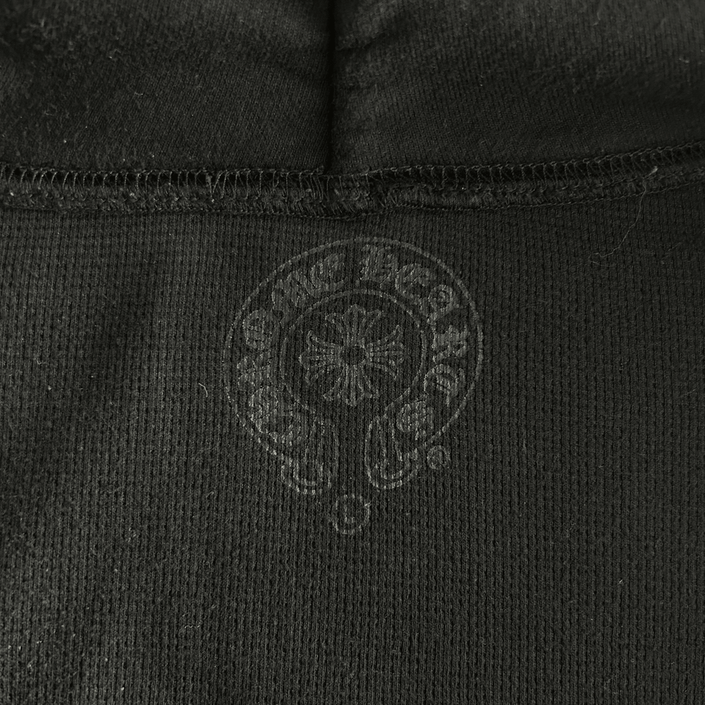 Chrome Hearts Black Aspen Exclusive Horseshoe Thermal Zip Up Hoodie - Morely TrendsChrome Hearts Type here:)