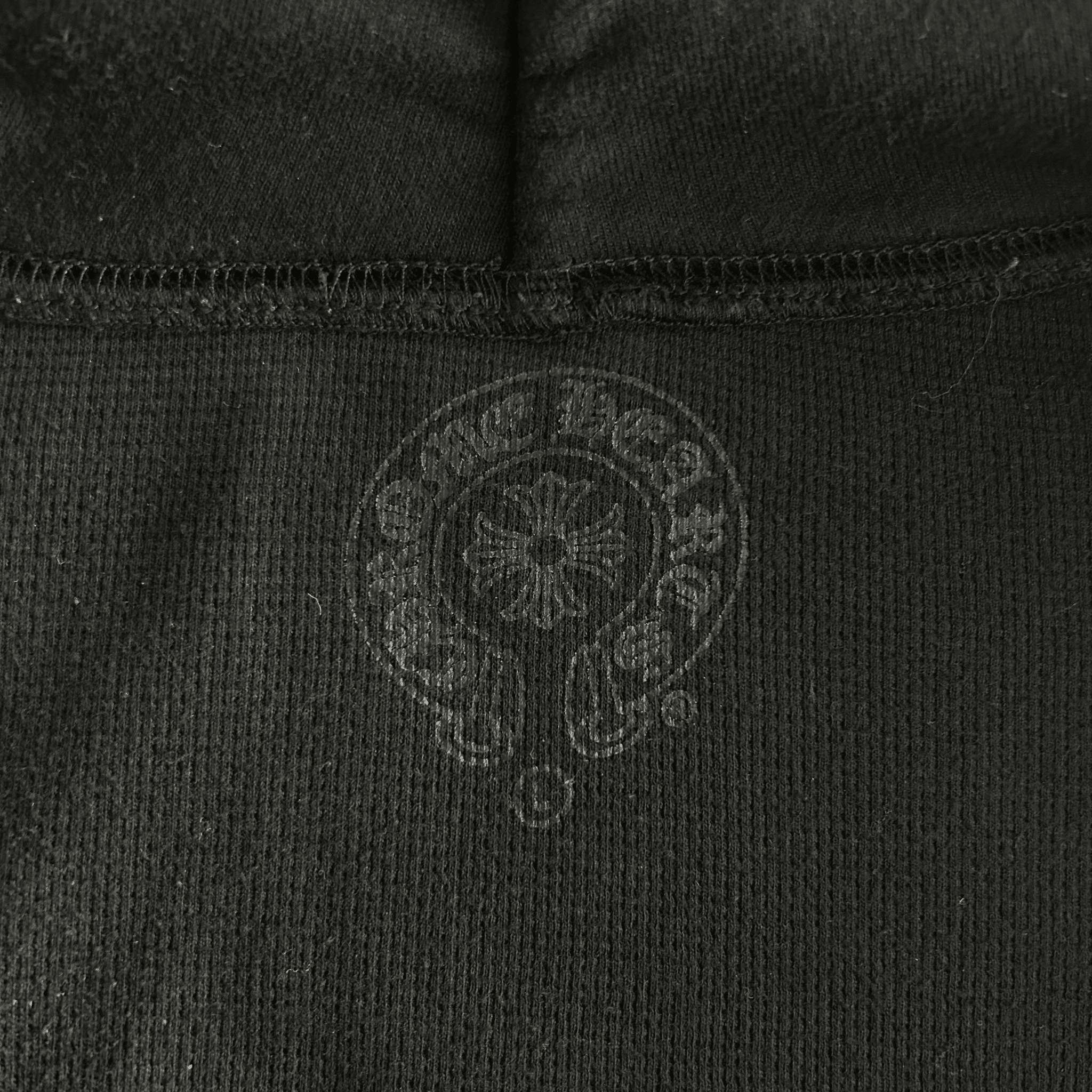 Chrome Hearts Black Aspen Exclusive Horseshoe Thermal Zip Up Hoodie - Morely TrendsChrome Hearts Type here:)