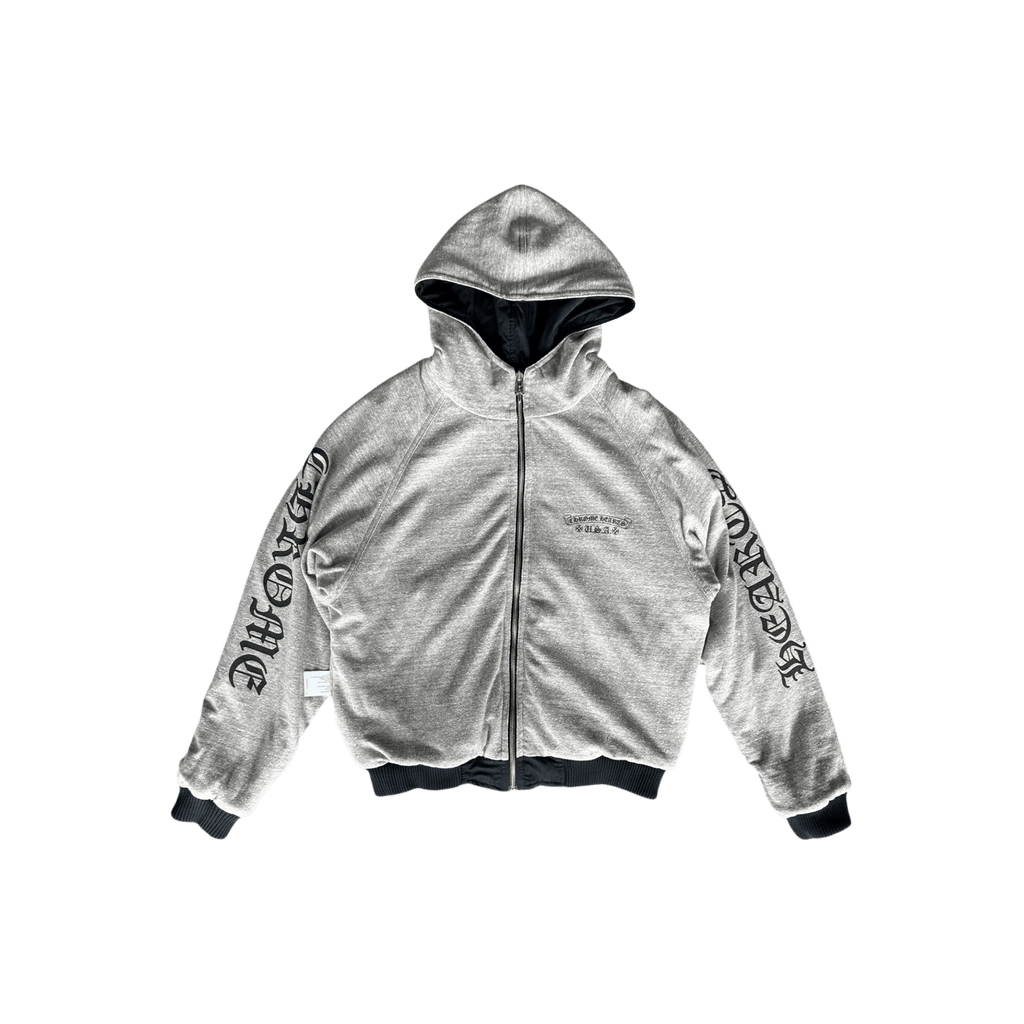 Chrome Hearts Black & Grey Jacquard Reversible Jacket - Morely TrendsChrome Hearts Type here:)