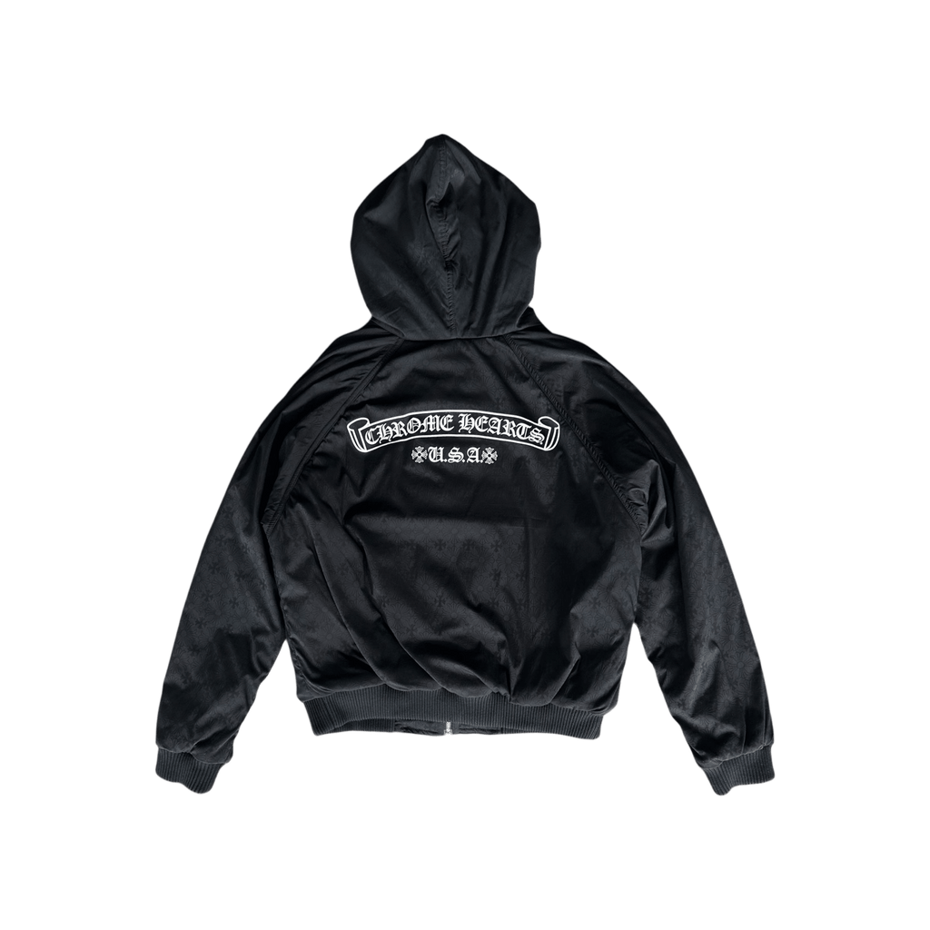 Chrome Hearts Black & Grey Jacquard Reversible Jacket - Morely TrendsChrome Hearts Type here:)